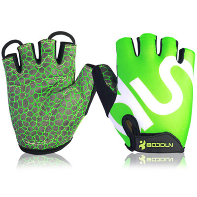 

Half Finger Cycling Gloves Bicycle Outdoor Sport Breathable Anti-skid Fingerless