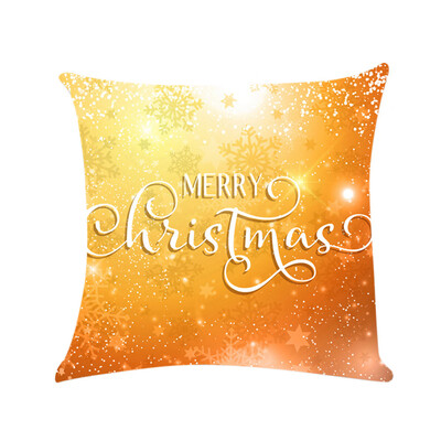 

〖Follure〗Happy Christmas Pillow Cases Sofa Cushion Cover Home Decor Pillow Case
