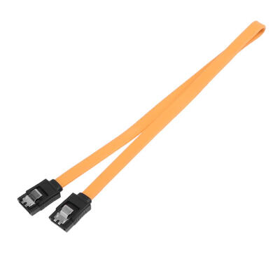 

40cm SATA HDD Hard Drive Optical Drive Double Chip Data Cable with Buckle