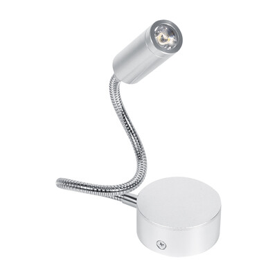 

Greensen AC85-265V 1W3W CoolWarm White Led Bed Lamp Reading Working Light With Flexible Gooseneck