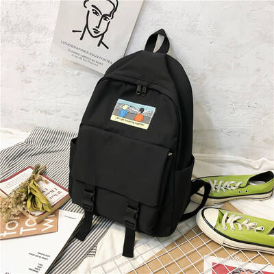 

Well backpack female shoulder bag ins style student bag Korean version high capacity Japanese department high capacity Japa
