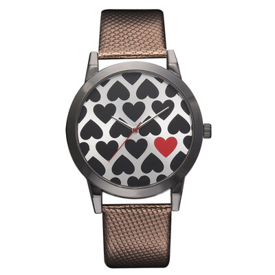 

New watch European&American fashion ladies love fashion watch black frame quartz watch