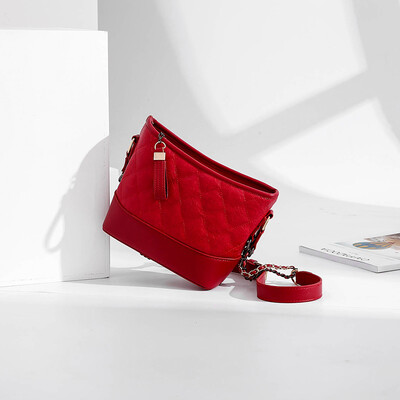 

One-shoulder sloping bag Korean version of Xiaoxiangfengnu Bag with Ins Superheated Chic Chain