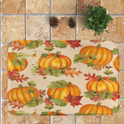 

Toponeto Halloween Pumpkin Welcome Doormats Indoor Home Carpets Decor 40x60CM