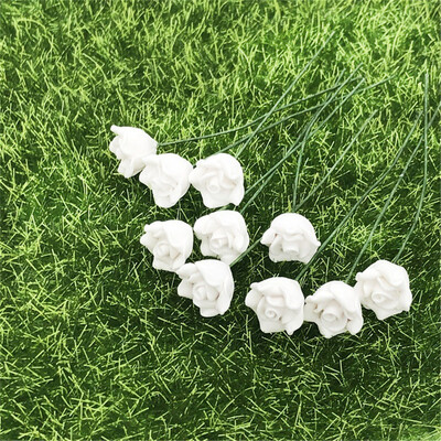 

YIWULA10Pcs Dollhouse Mini Plant Flower Miniature Living Room Kids Pretend Play Toy