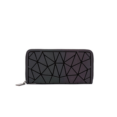 

LOVEVOOK women wallets purses for ladies longshort card horder female clutch Money Clip Zipper geometric bag Luminous color