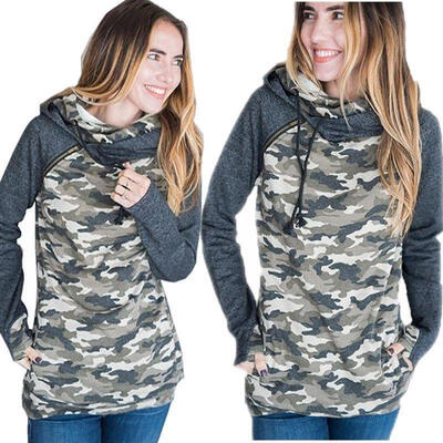 

Women Long Sleeve Casual Hoodie Pullover Jumper Loose Sweater Tops Hoody Jacket