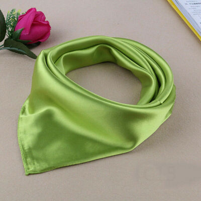 

Women Soft Silk Square Scarf Bandana Neckerchief Head Neck Wrap Scarves Gift