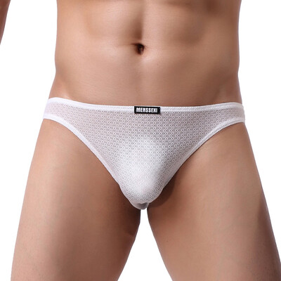 

Tailored Mens Sold Color Natural Washed Breathable Sexy Mesh Underwear