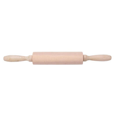 

Solid Wood Rolling Pin Baking Cookies Biscuit Fondant Cake Dough Roller