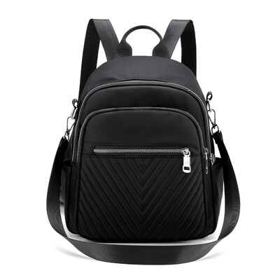 

Casual double-shoulder bag womens car fashion small backpack light large-capacity large-capacity canvas bag women