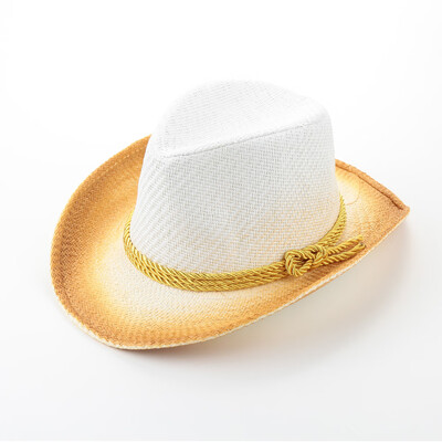 

Fashion Women Sun Hat Contrast Color Wide Brim Belt Summer Sunbonnet Beach Panama Fedora Hat White