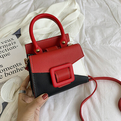 

New Women Bags Crossbody Bags Pu Leather Luxury Handbags Satchel Western Style Portable Small Square Package