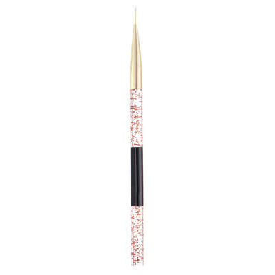 

Sequins Transparent Handle Nail Art Liner Brush Lines Stripes Painting Pen
