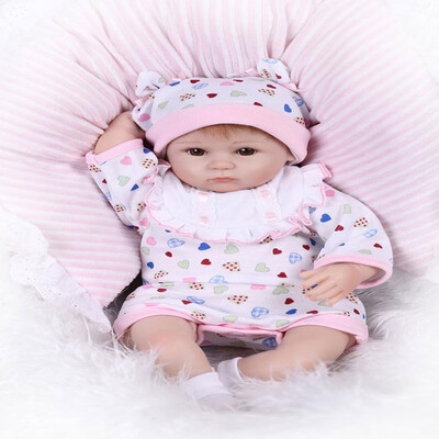 

Ktaxon 16" Lifelike Cute Reborn Baby Soft Silicone Vinyl Girl Baby Doll Handmade