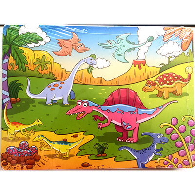 

Gotoamei Wooden Animal Puzzle Jigsaw Blocks Kid Learing Educational Toy