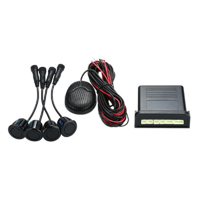 

Steelmate Ebat C1 4 Sensors Parking Assist System Car Parking Sensor Reverse Radar Alert System with External Audible Buzzer Speak