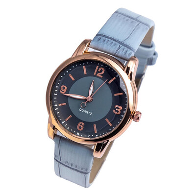 

Best Selling Women Watches Roman Numerals Dial Ladies Quartz Wristwatch Solid Color Leather Strap Fashion Clock Gift Kol Saati50
