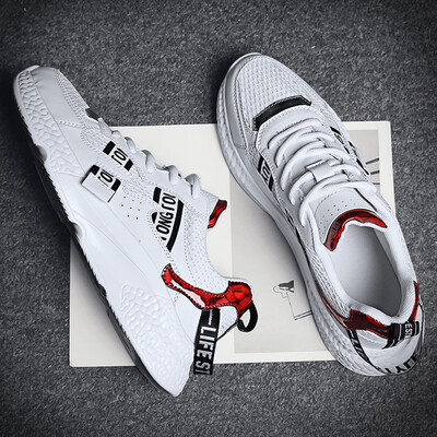 

2019 new autumn sports&leisure running tide shoes mens white shoes Ins old tide tide mens shoes harbor wind network