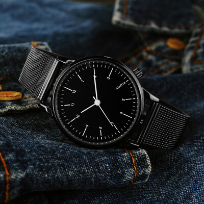 

Womens watches waterproof fashion 2019 new Korean version of the trend simple Mori big dial mens watches lovers watches