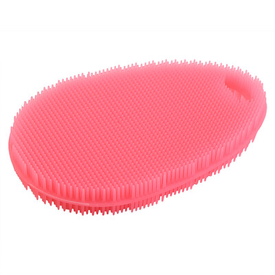 

Soft Silicone Dishes Washing Cleaning Brush Kitchen Home Scrubber Wash Tool Silicone Washing Brush Silicone Scrubber