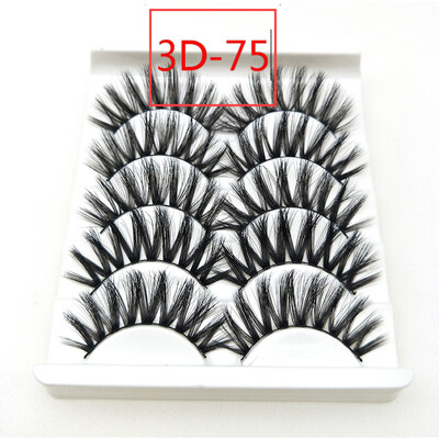 

Gobestart Luxury Makeup 5Pair 3D False Lashes Fluffy Strip Eye Mix lashes Natural Party