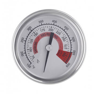 

Bakeware FC Stainless Steel BBQ Smoker Pit Grill Thermometer Temp Gauge with Dual Gage 300 Degree Cooking Tools