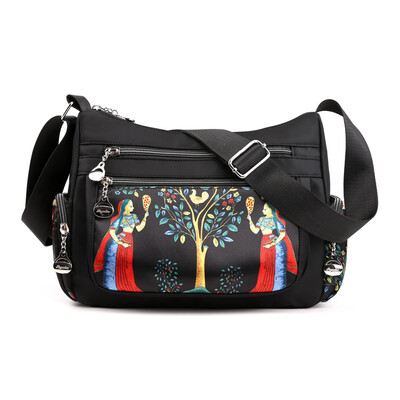 

Oxford cloth shoulder Messenger bag nylon cloth bag for middle-aged&elderly women canvas bag large capacity mother bag