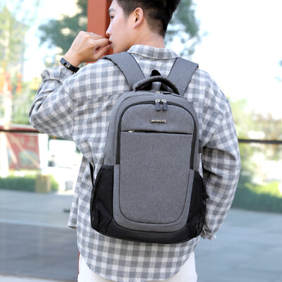 

Double shoulder bag leisure fashion computer bag simple travel backpack junior high school students schoolbag custom LOGO