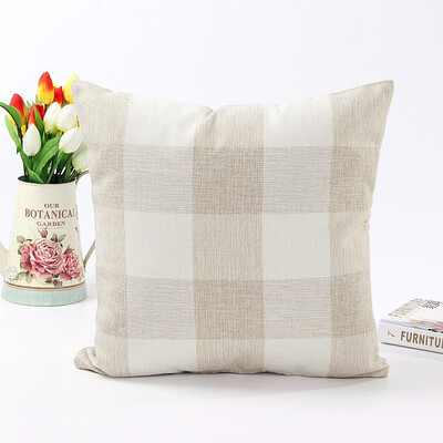 

New Qualified Cushion Cover Christmas Pillow Case Plaid Lattice Sofa Bed Home Decor Pillow Case Cushion Cover For Sofa JAN3