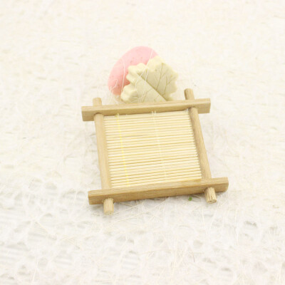 

〖Follure〗Natural Bamboo Wood Bathroom Shower Soap Tray Dish Storage Holder Plate New