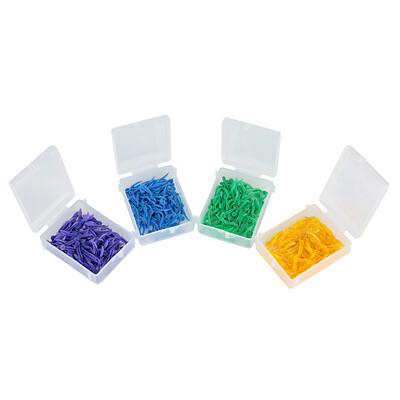 

Greensen 400pcs Disposable Dental Plastic Wedge with Hole All 4 Sizes Wave Shape Wedge100 brand new&high quality