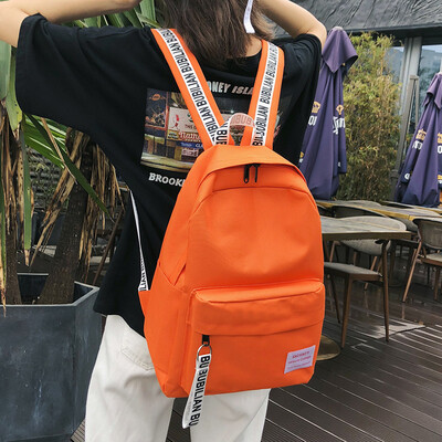 

Well bf feels the trend of girls schoolbags Korean version of high school students college students campus double shoulder ba
