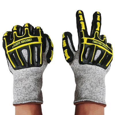 

Cut Resistant Gloves Level 5 Protection Cutting Gloves Safety Work Anti-Cutting Gloves for Puncture Kitchen Garden Woodworking Shu