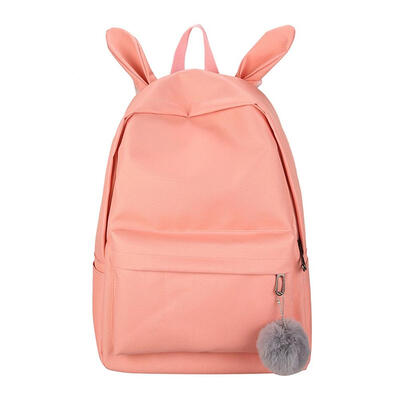 

Teenager Girls Rabbit Ears Backpack Women Casual Travel School Shoulder Bag