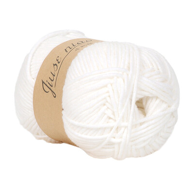 

Gobestart 1PC 50g Chunky Colorful Hand Knitting Baby Milk Cotton Crochet Knitwear Wool A