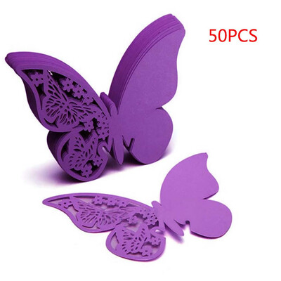 

Toponeto Wedding Supplies Paper Butterfly Wine Cup Card