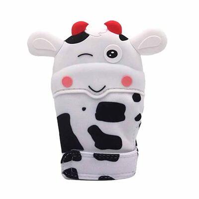 

Baby Teether Silicone Newborn Teething Nursing Mittens Sucking Thumb Toy