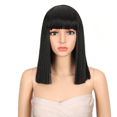 

Noble Synthetic Wig 613 Short Wig Straight 14 Inch Blonde Wig Cosplay Hair Synthetic Lace Front Wig