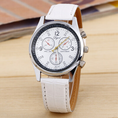 

Three-eye geneva belt watch Explosion models Geneva couple models three-eye quartz watch