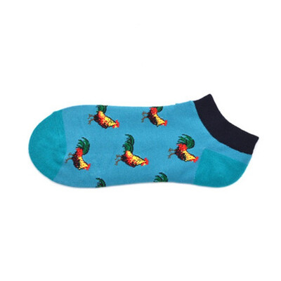 

New street fashion female socks Pop-Up street animal astronaut cactus creative element cotton breathable socks women sox