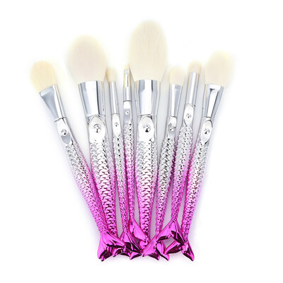 

Toponeto 8PCS Make Up Foundation Eyebrow Eyeliner Blush Cosmetic Concealer Brushes