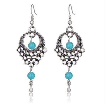 

Ladies\Design Sense Baitao Turquoise Earrings