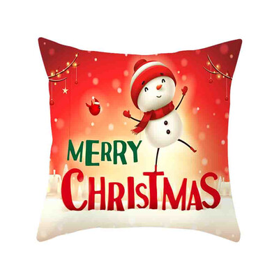 

Siaonvr Christmas Pillow Cover Decor Pillow Case Sofa Waist Throw Cushion Cover