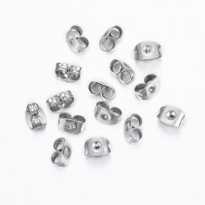 

304 Stainless Steel Ear Nuts Stainless Steel Color 6x45x35mm Hole 08mm