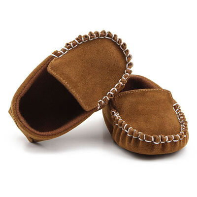 

Lovely Infant Moccasins Princess Baby First Walk Shoes Baby Matte Pu Peas Casual Leather Shoes