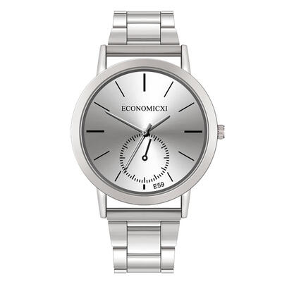 

Geneva Fashion Men Women Steel Strap Watch Luxury Business Quartz Watches