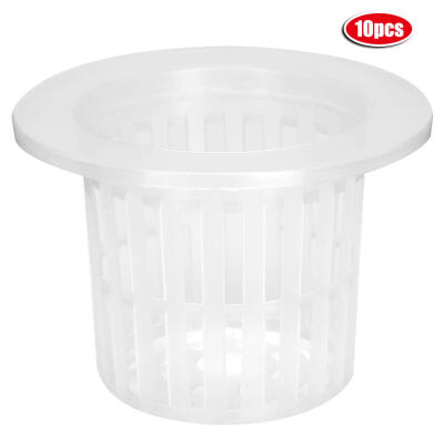 

Greensen Safe Hydroponic Basket 10pcsSet Breathable Plastic Hydroponic Basket Cup for Garden Balcony Planting