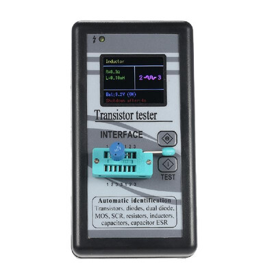 

Multi-functional Transistor Tester 128160 TFT Color Display Diode Thyristor Capacitance Resistor Inductance MOSFET ESR LCR Meter