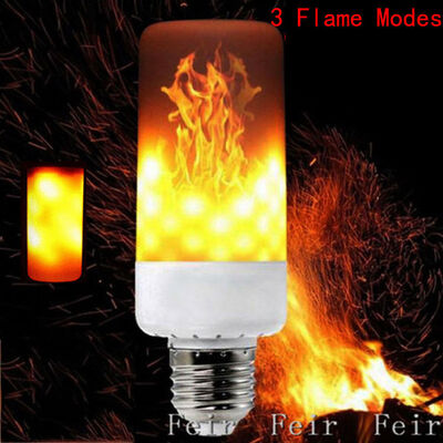 

E27 LED Flicker Flame Light Bulb Simulated Burn Fire Effect Festival Home Decor